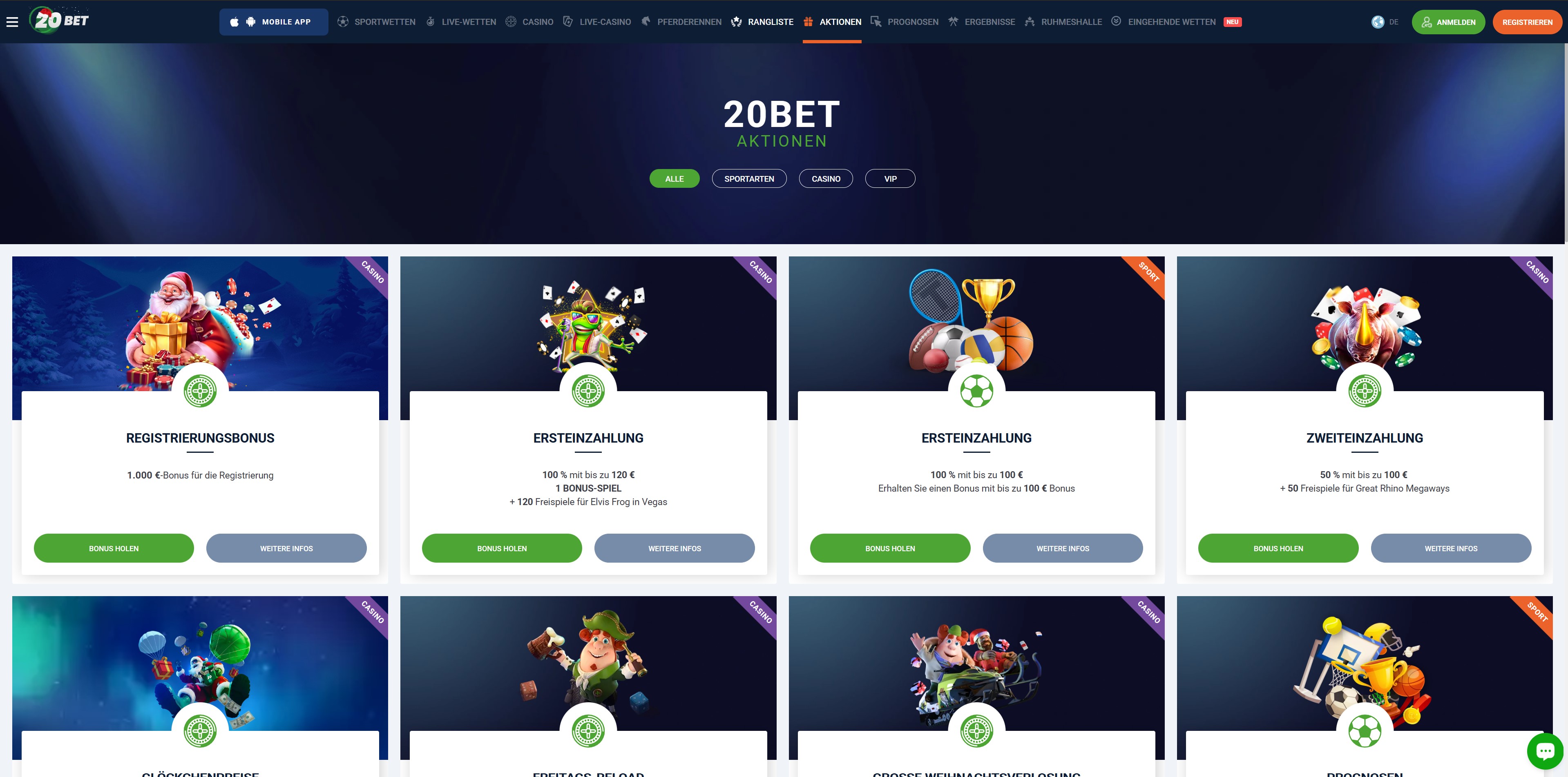 20Bet Bonus