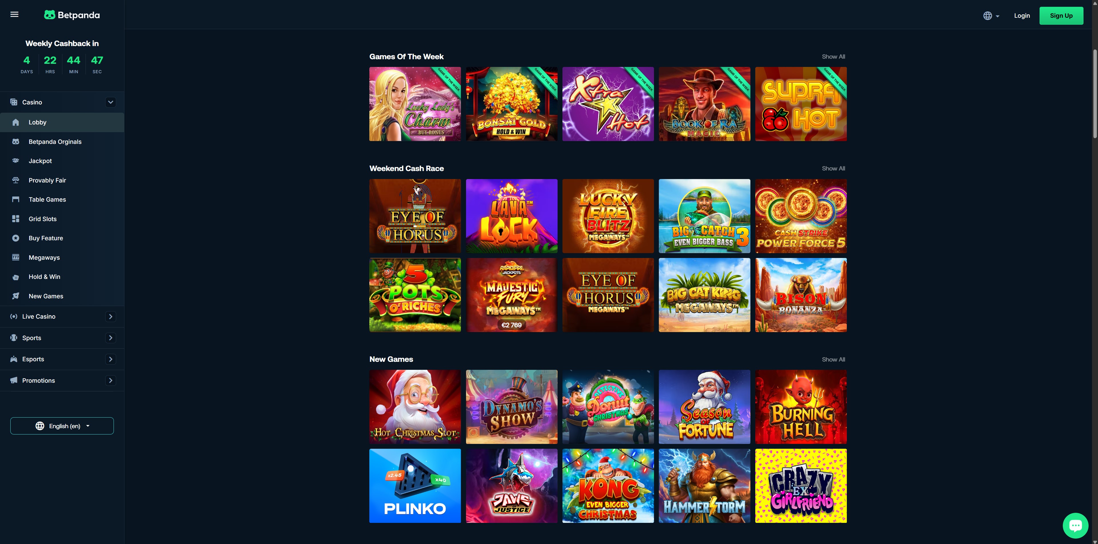 Betpanda Spiele
