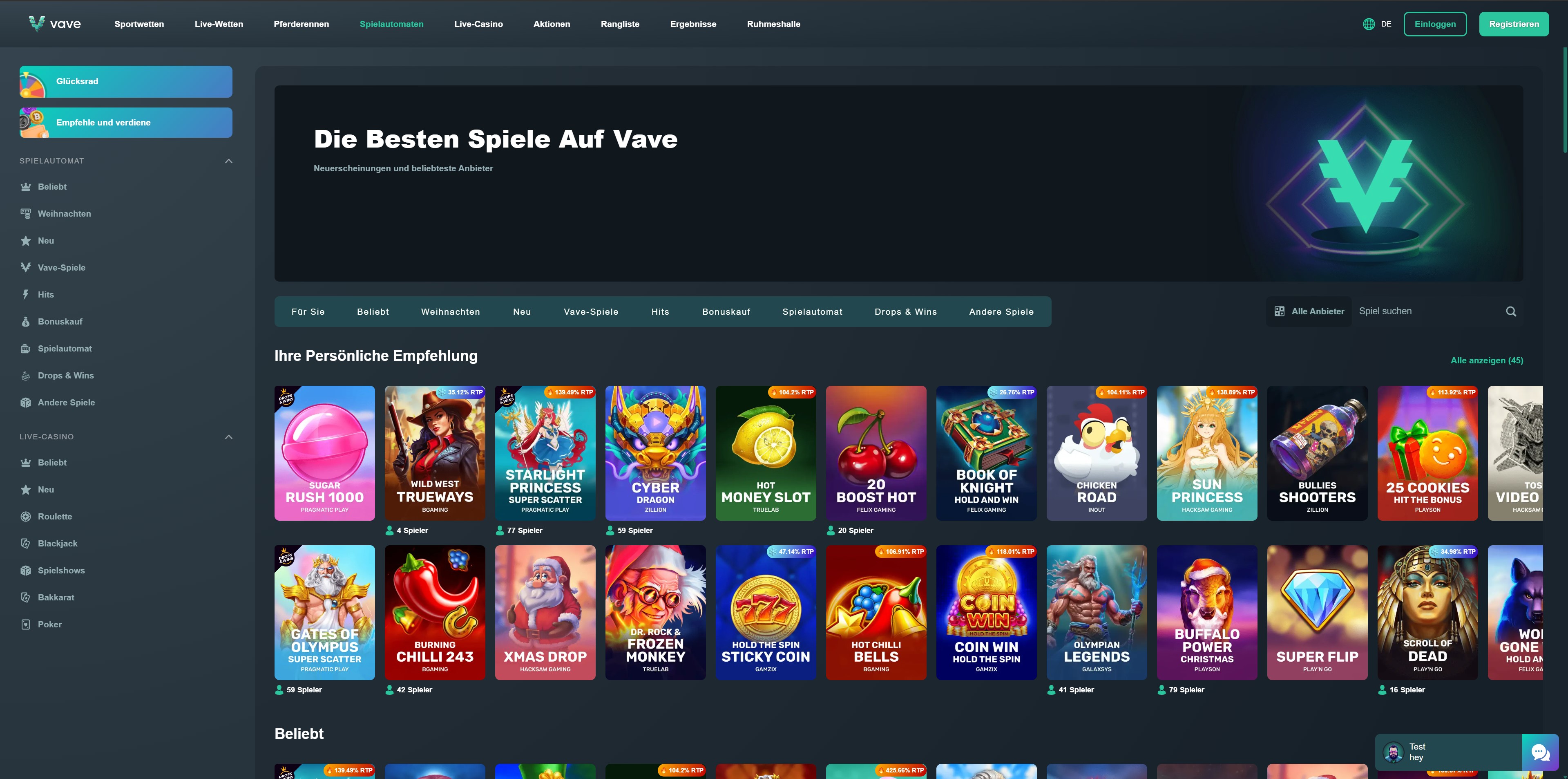 Vave Spiele