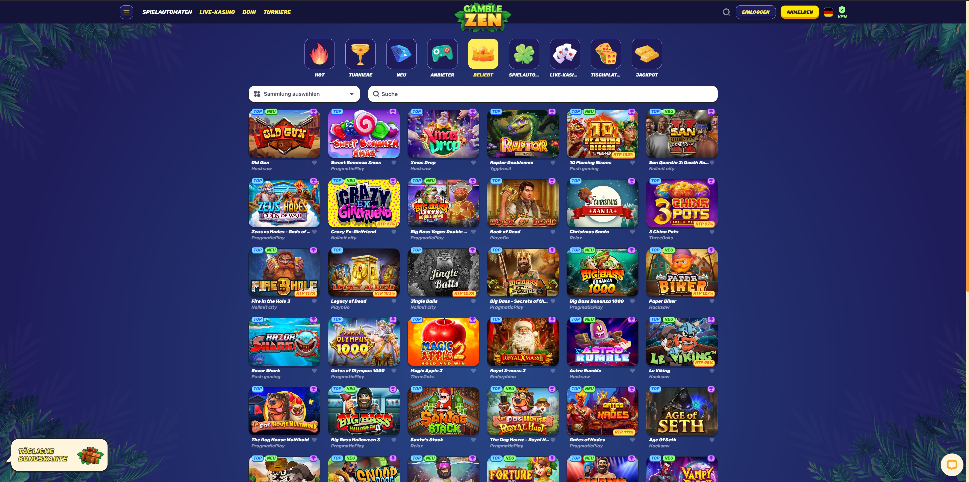 Gamblezen Spiele