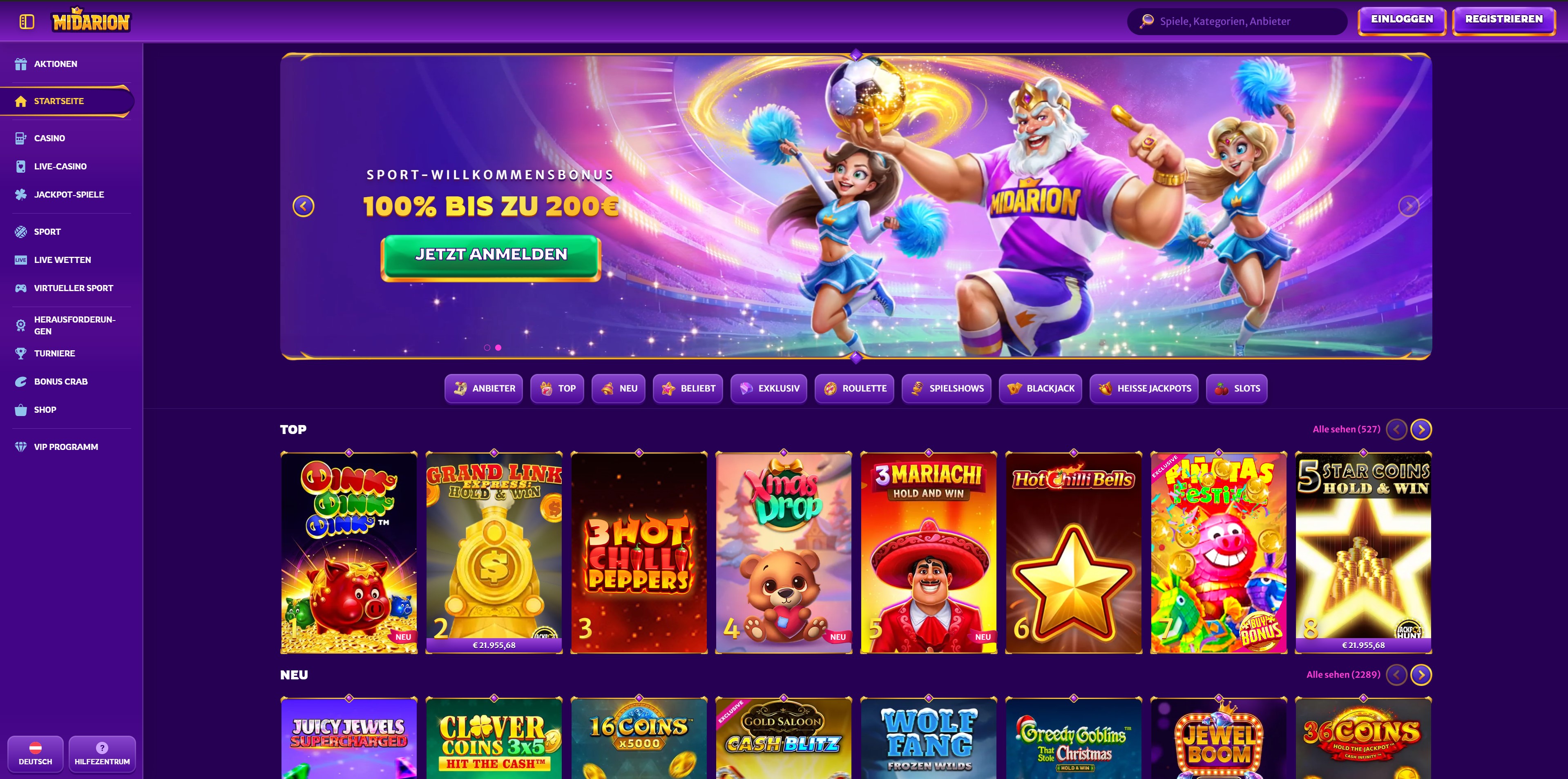 Midarion Homepage