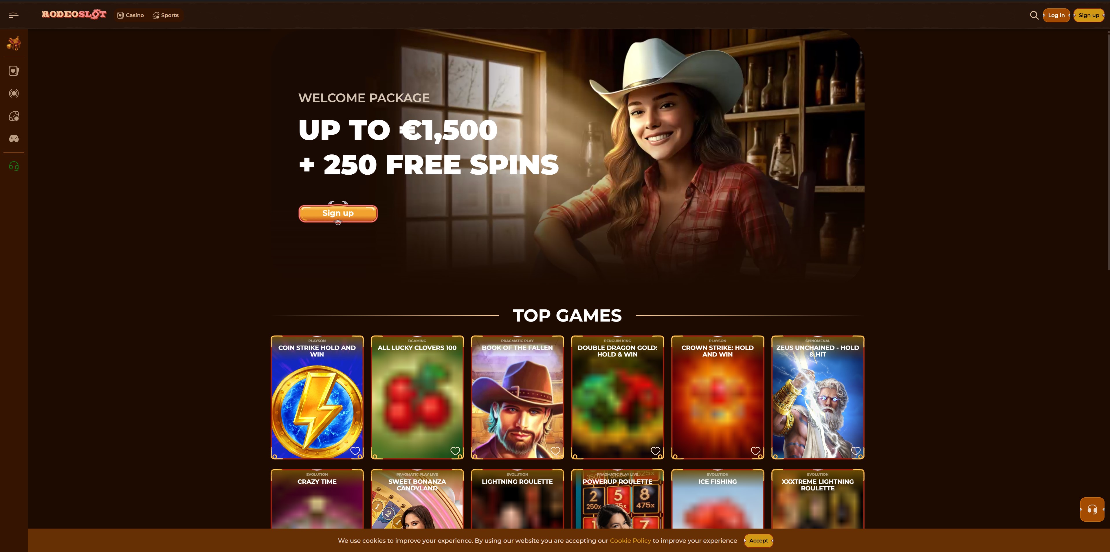 Rodeoslot Homepage